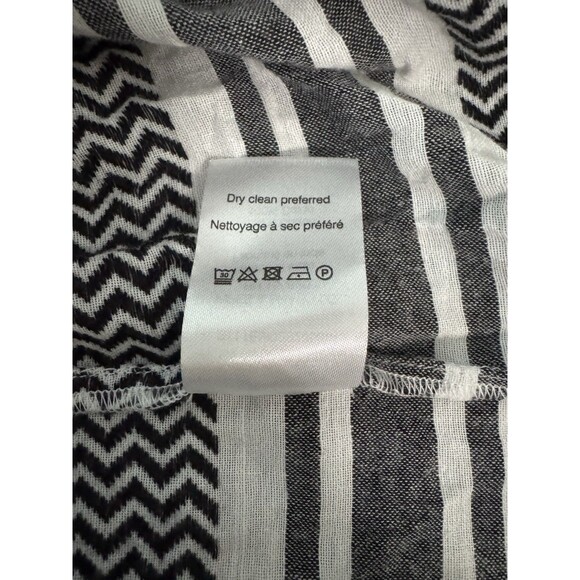 Veronica Beard 'Quartz' Striped Cotton Maxi Dress Black Multi Size Large - Picture 12 of 13